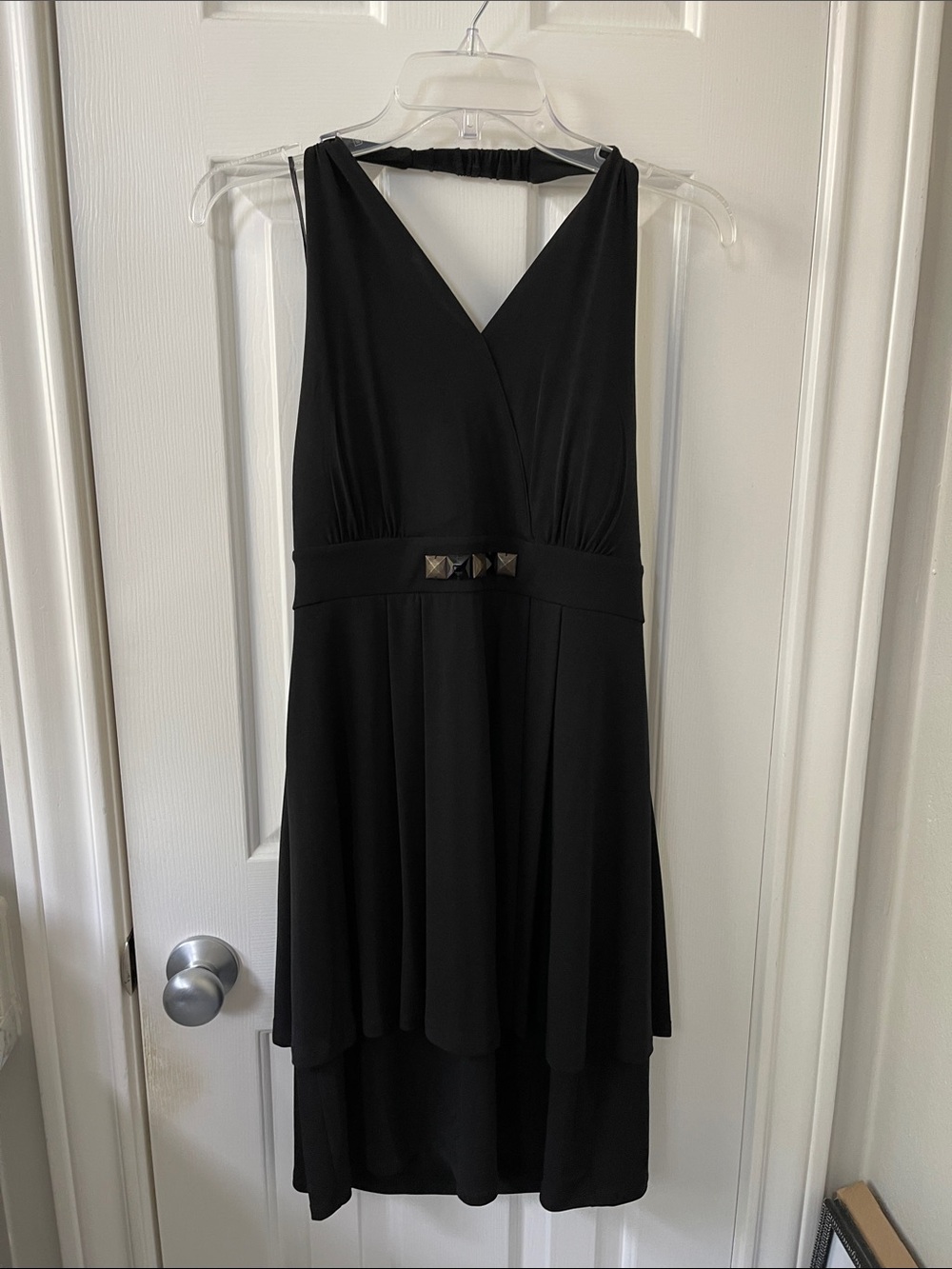 NWT Style & Co Classic Black V-Neck Women's Dress